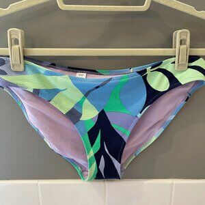 Aerie Pique Tropical Bikini Bottoms | L